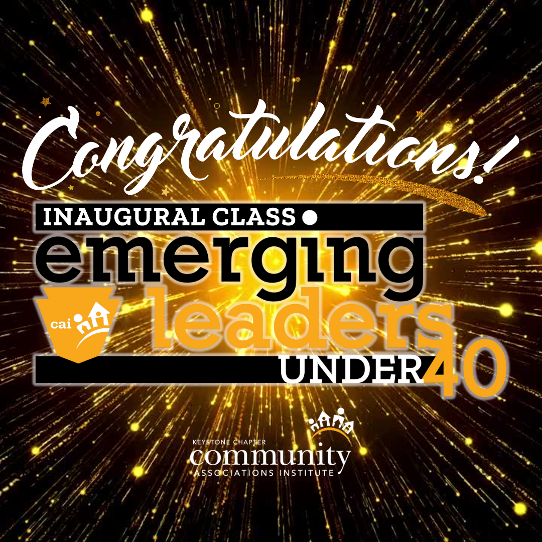 Meet the Inaugural Emerging Leaders Under 40 Class CAI Keystone